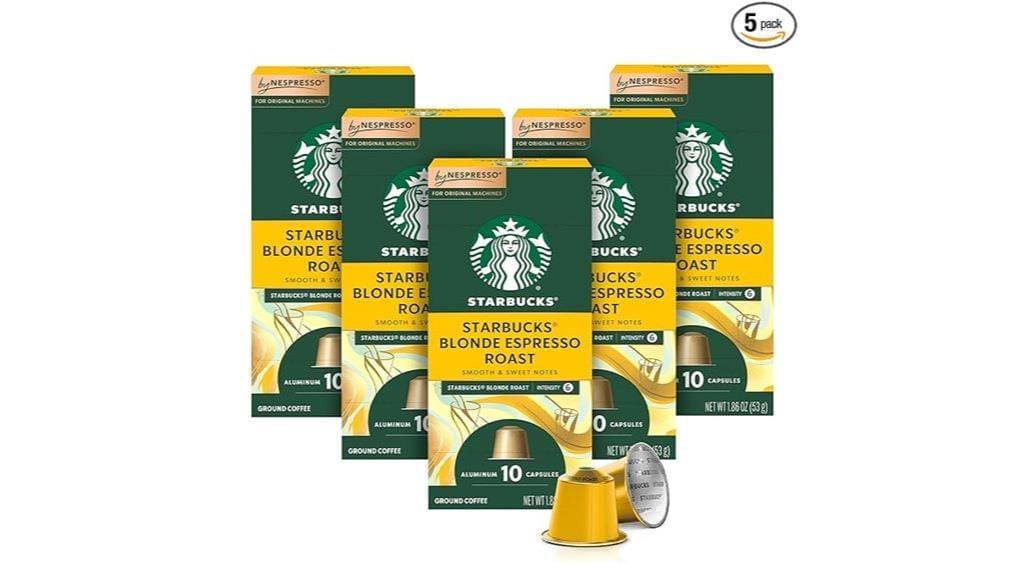 9 Best Nespresso Compatible Pods 16 starbucks blonde roast espresso pods