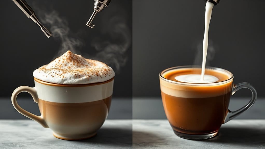 steamed milk foam techniques