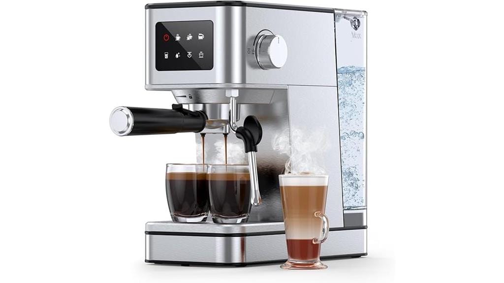 touch screen espresso machine