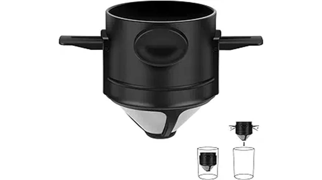 travel friendly collapsible coffee maker