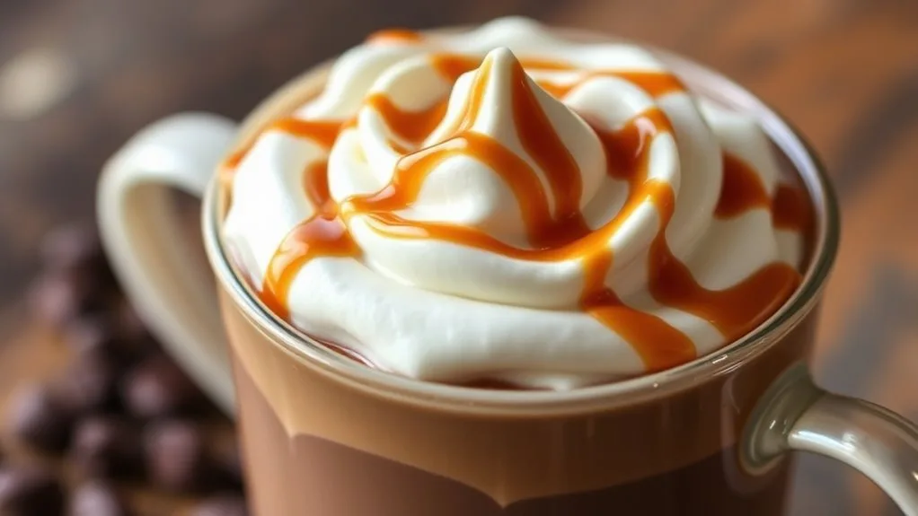 velvety caramel infused coffee delight