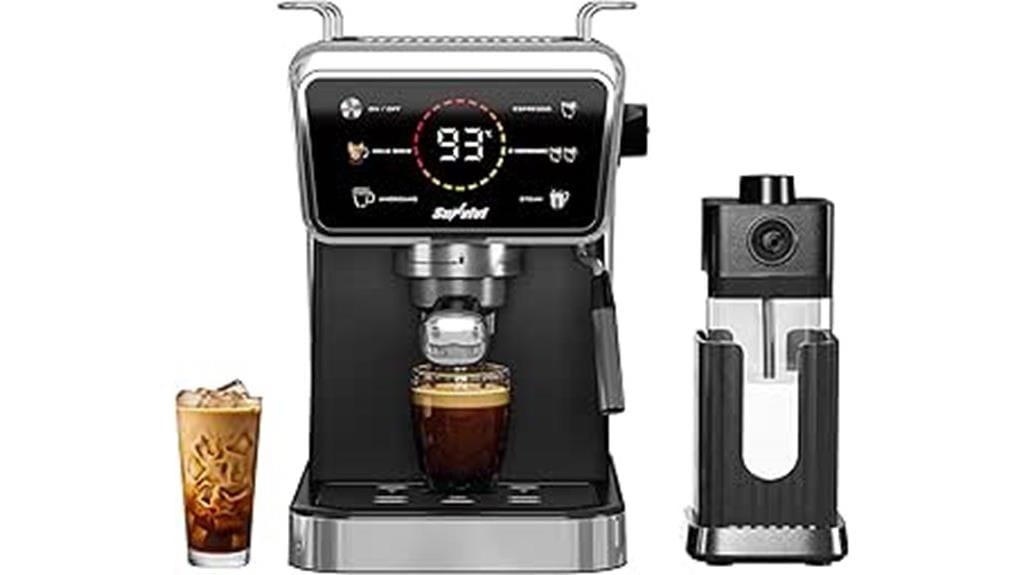 versatile espresso machine frother