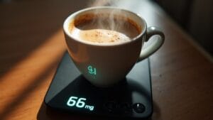 caffeine content in espresso