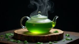 caffeine content in green tea