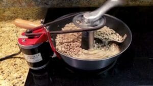 Roasting coffee at home by Pan