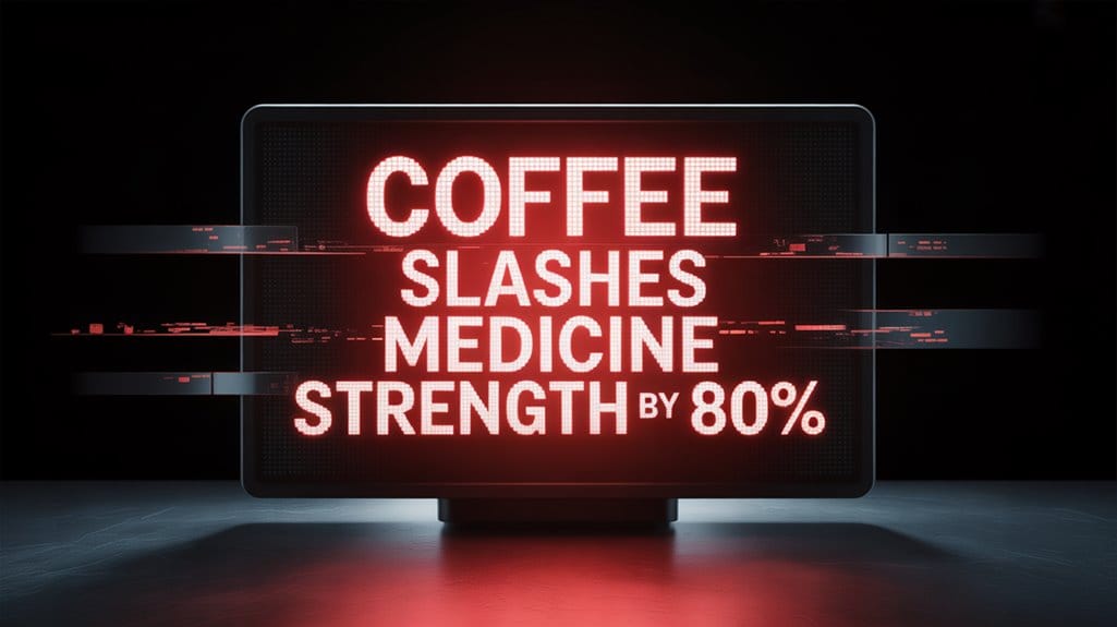 coffee may disrupt medication