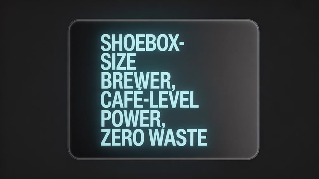 Terra Kaffe Defies Coffee Norms With the Demi Compact Brewer 1 compact brewer challenges norms