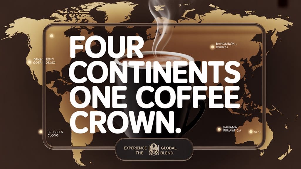 continents compete in coffee