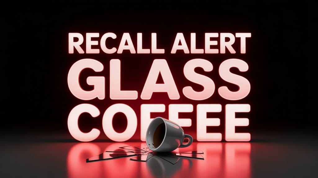 glass contamination in coffee