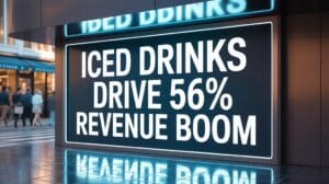 iced beverages drive revenue