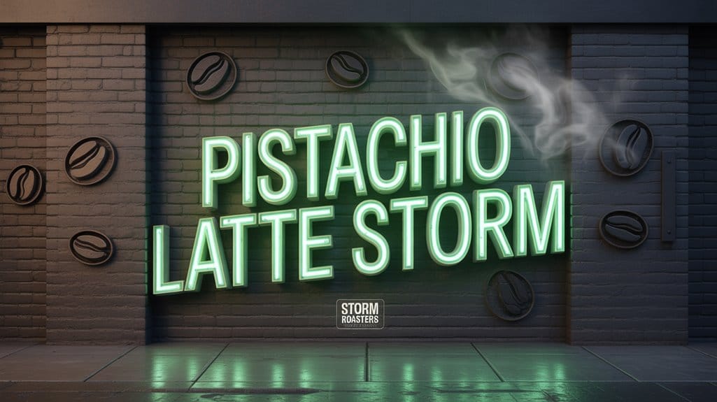 pistachio flavored coffee craze