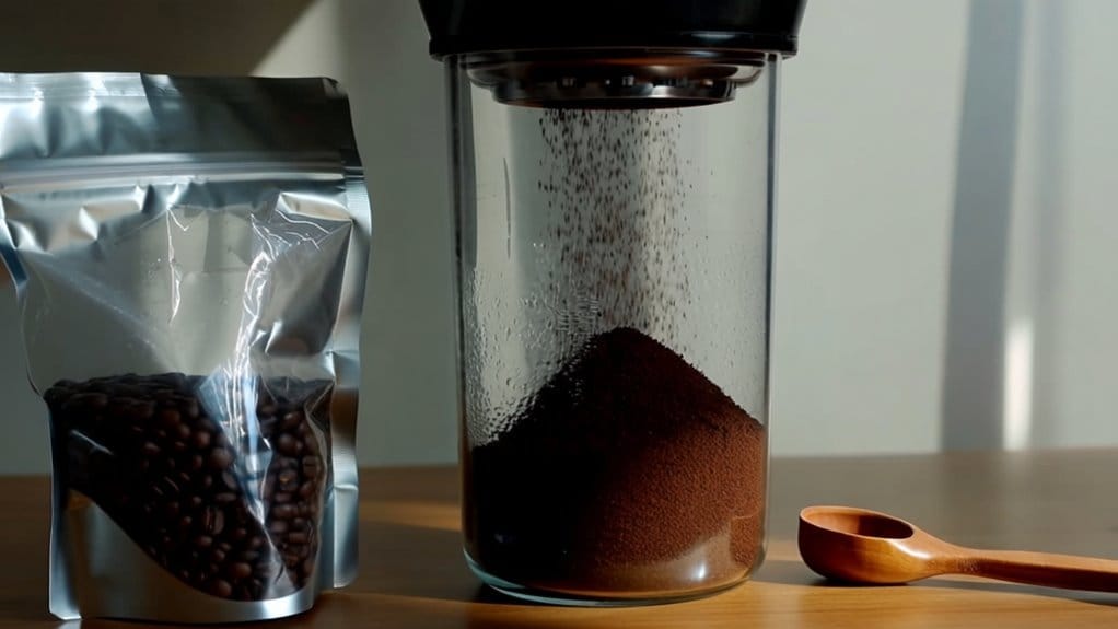 store coffee airtight cool