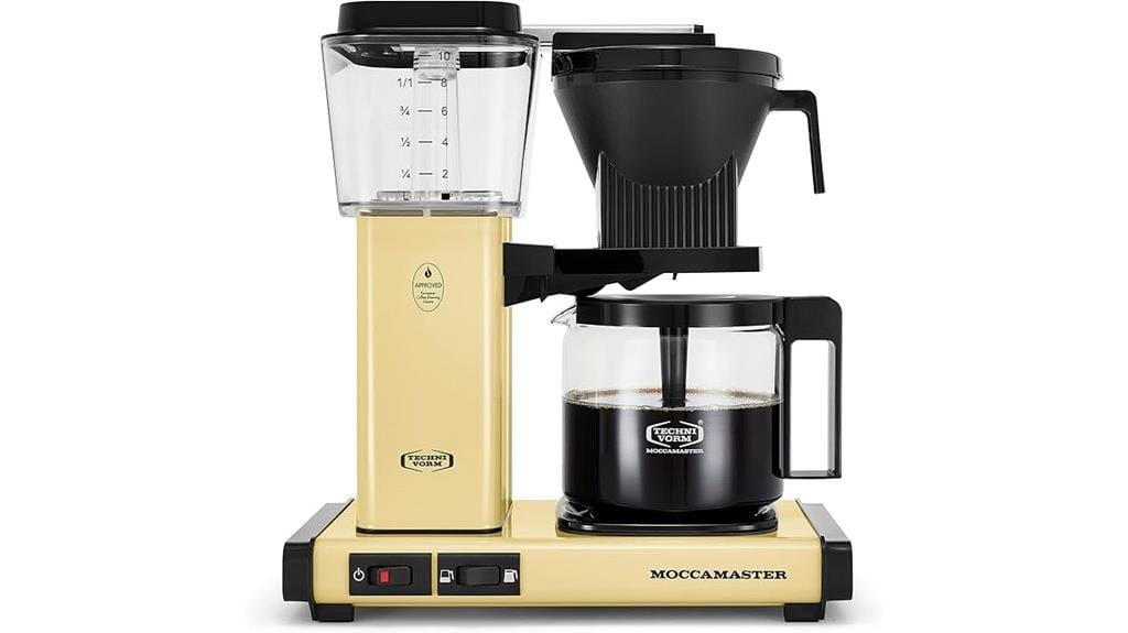butter yellow coffee maker