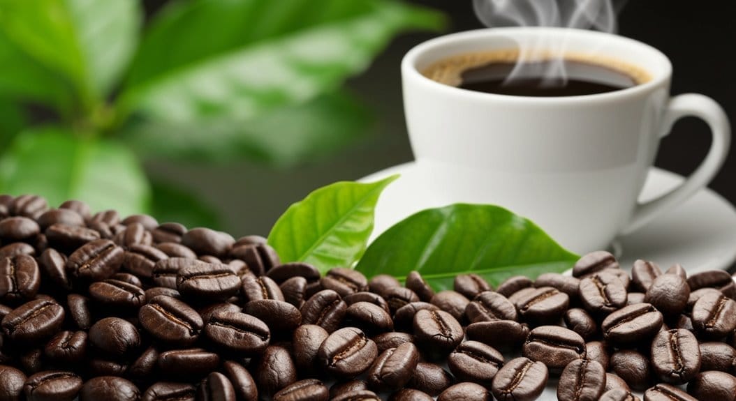 caffeine content and roasting effects