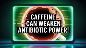 caffeine inhibits antibiotic effectiveness