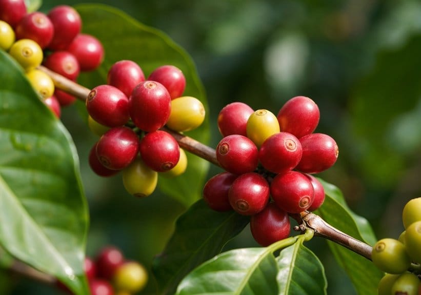 coffee beans as fruits