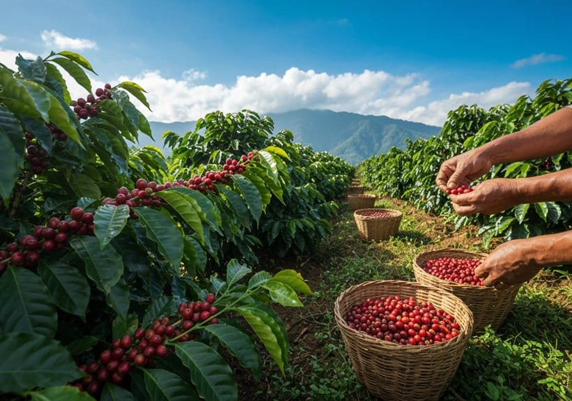 coffee harvesting techniques explained