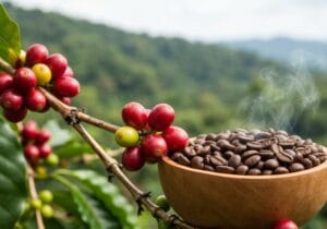 coffee with fruity flavor