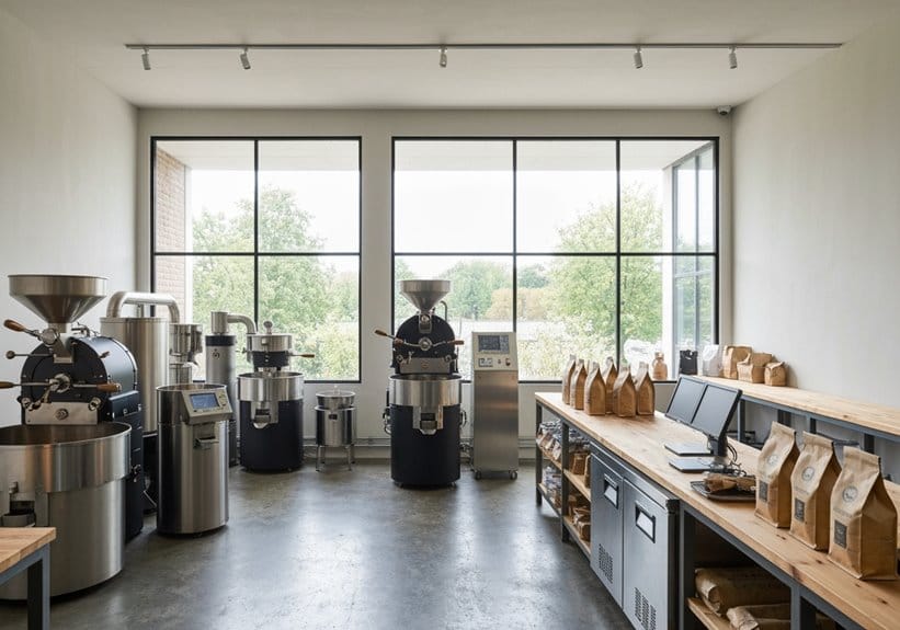 efficient coffee roastery workflow