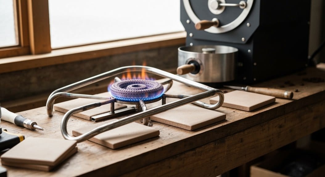 DIY Coffee Roaster: 5 Steps to Build & Use 5 infrared gas burner setup