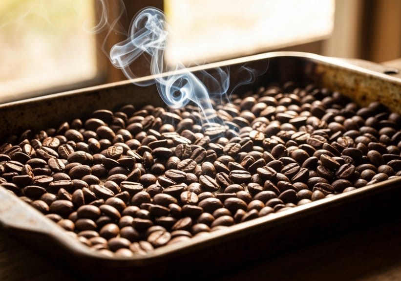 oven roasted coffee beans