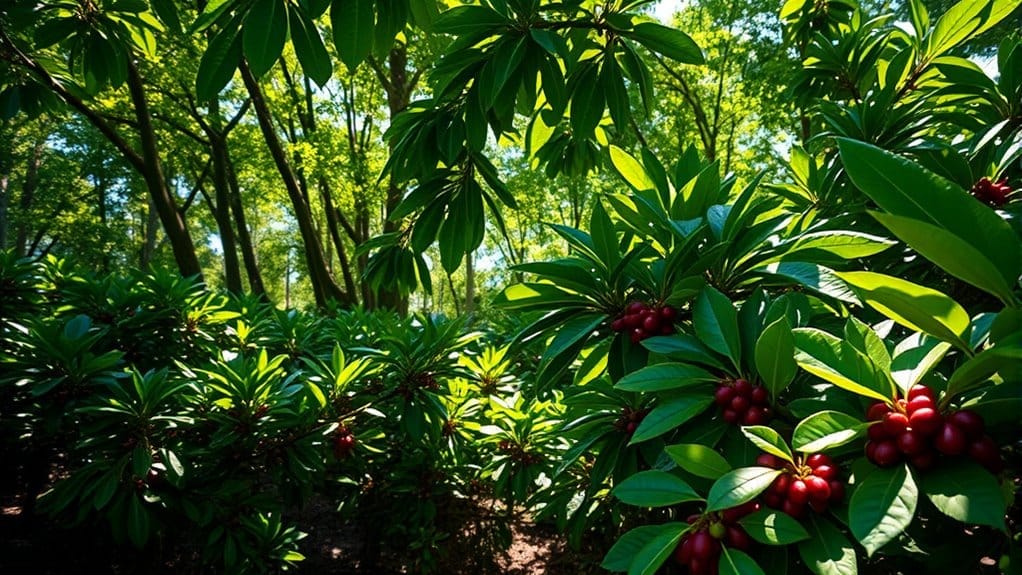 shade benefits coffee plants