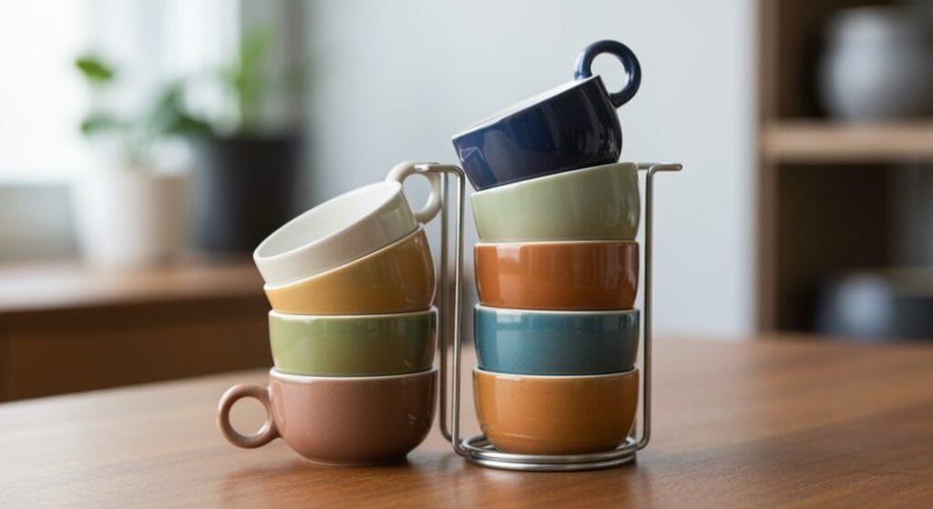 stackable espresso cups collection