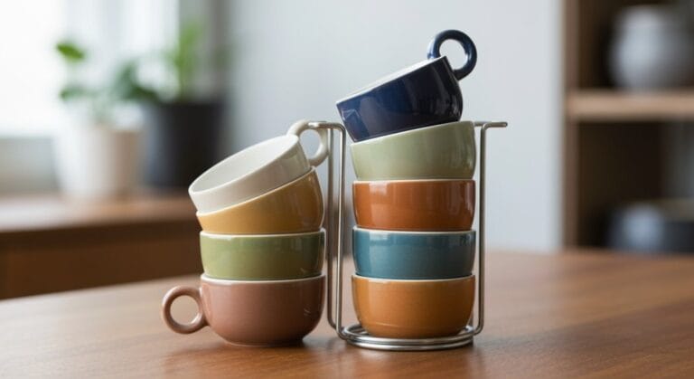 stackable espresso cups collection
