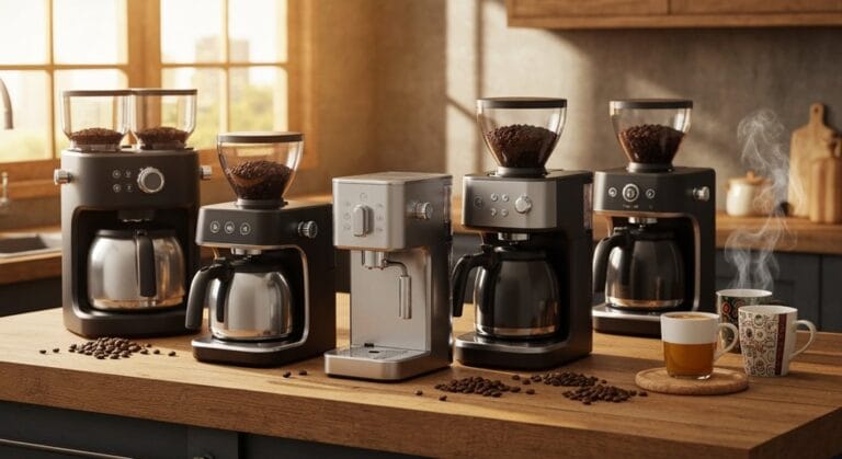 The 5 Best Coffee Makers With Built-In Grinder for the Ultimate Home Brew Experience 7 top coffee grinders integrated