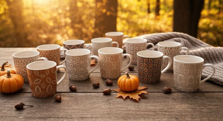 cozy autumn coffee mugs