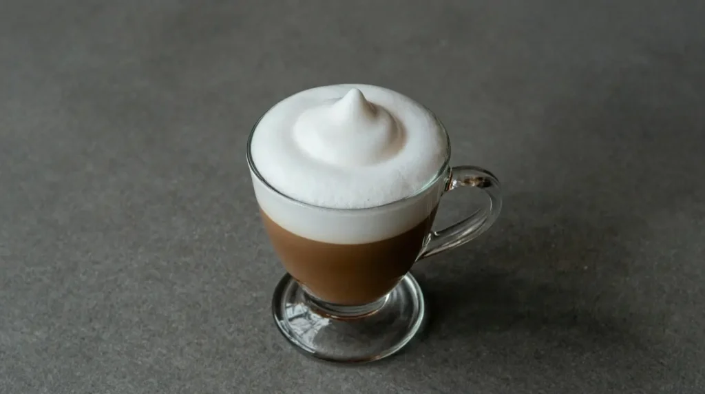 Master Caffè Macchiato: The Mini‑Foam Trick That Gives Espresso Velvet 6 Illustration of a classic macchiato being made: steaming milk, pouring espresso, and froth layering