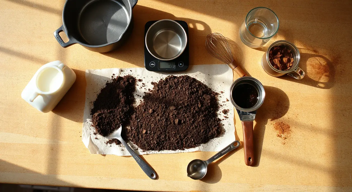 coconut milk latte ingredients tools