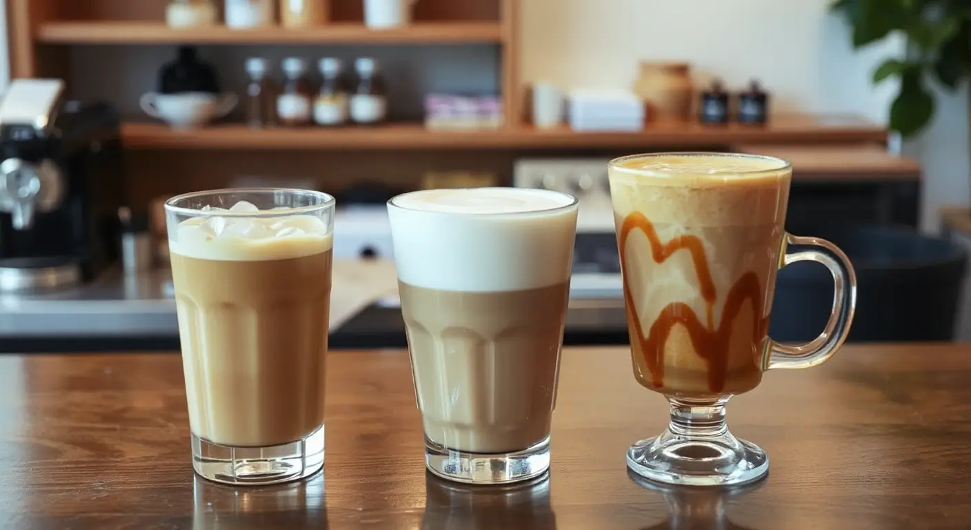 Homemade Caramel Macchiato Masterclass: 3 Simple Steps to Café Flavor 6 Variations illustration