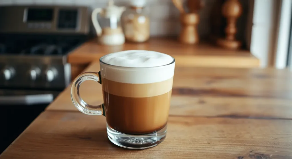 Almond Latte Secrets Revealed: Professional‑Grade Brew in Your Kitchen 6 A perfectly crafted almond latte with rich espresso, creamy frothed almond milk, and delicate latte art, representing the best coffee with almond milk.