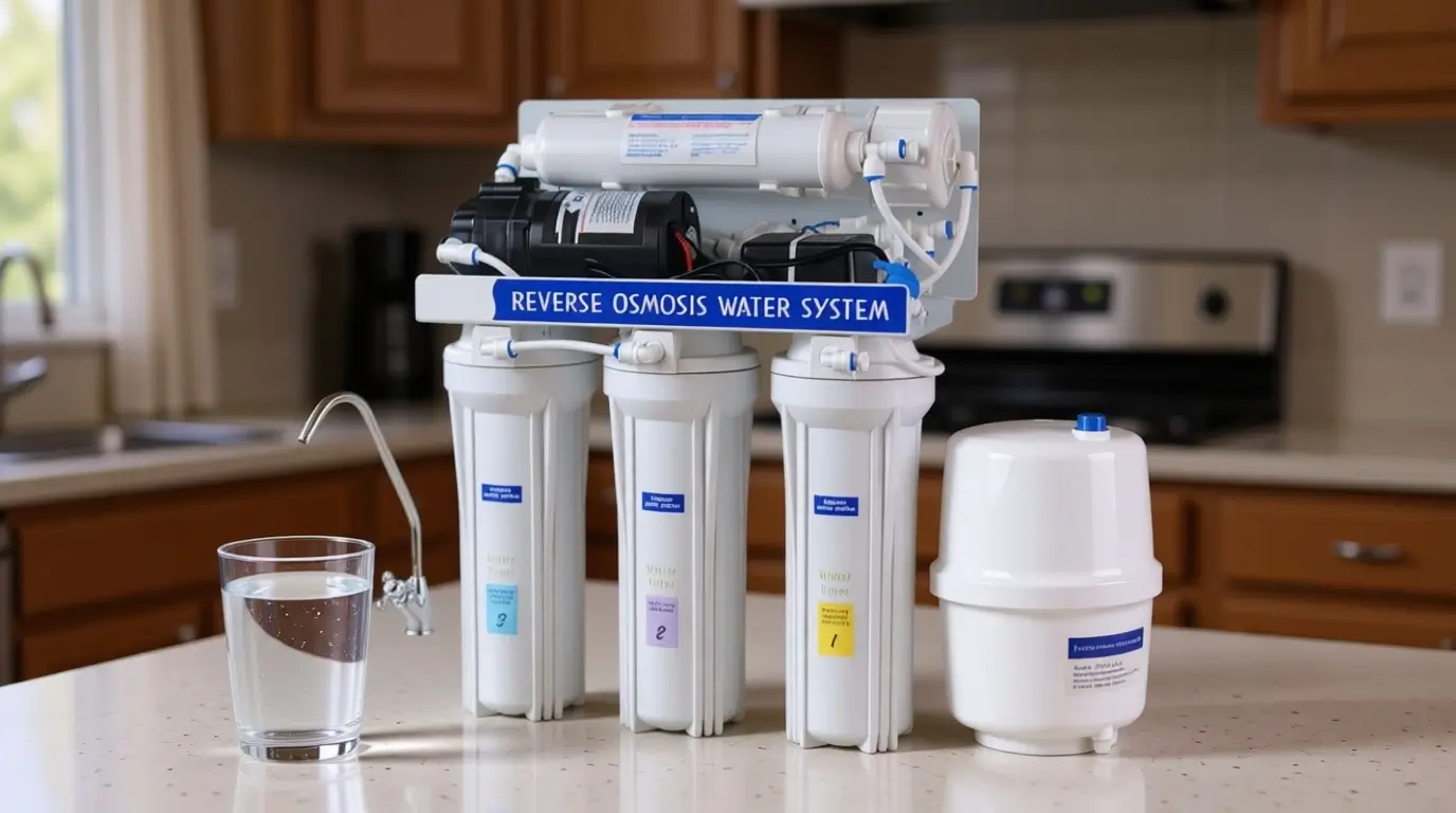 5 stage reverse osmosis water filter system for coffee