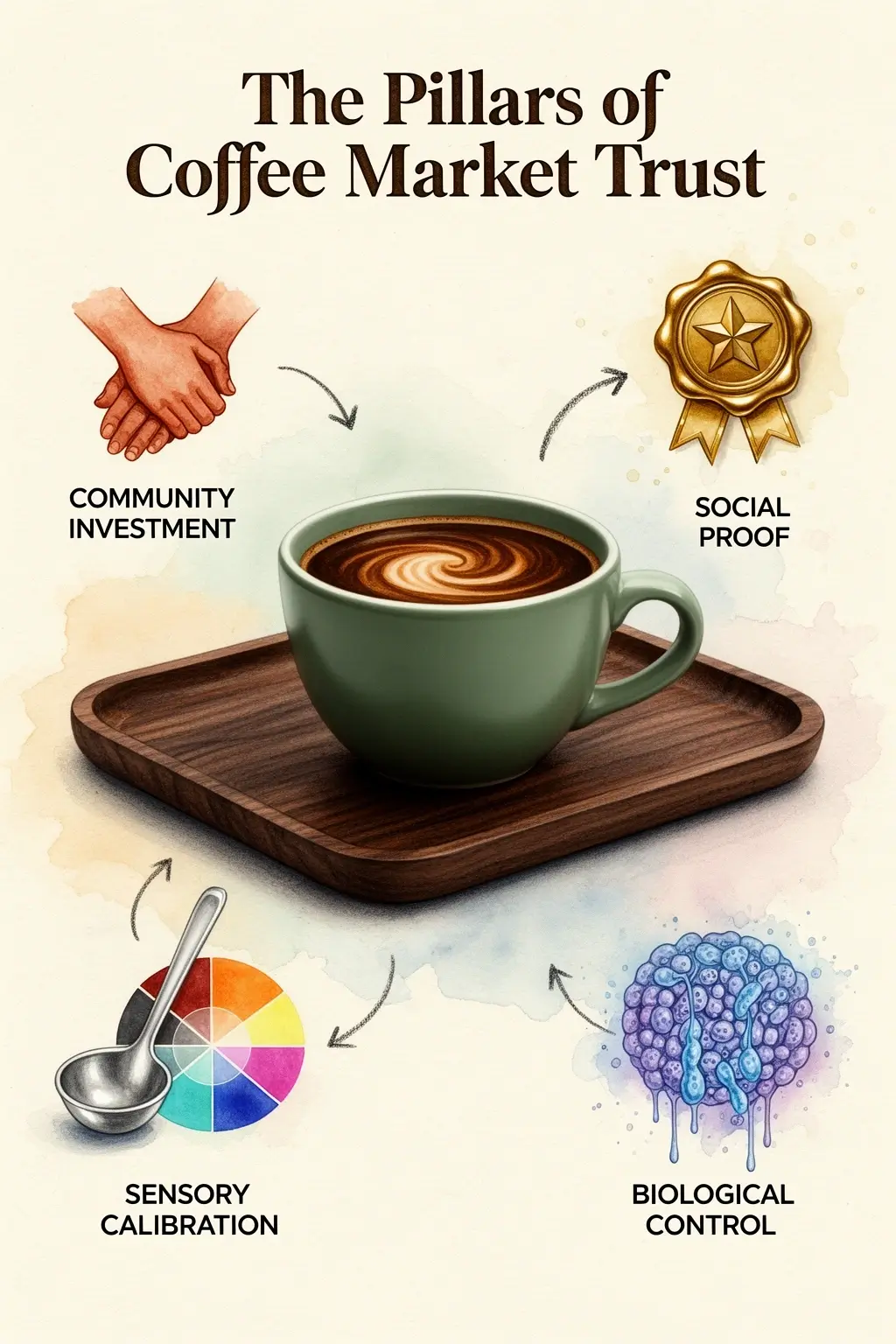 The Business of Anaerobic Coffee: Market Trends and ROI 6 coffee market trust infographic