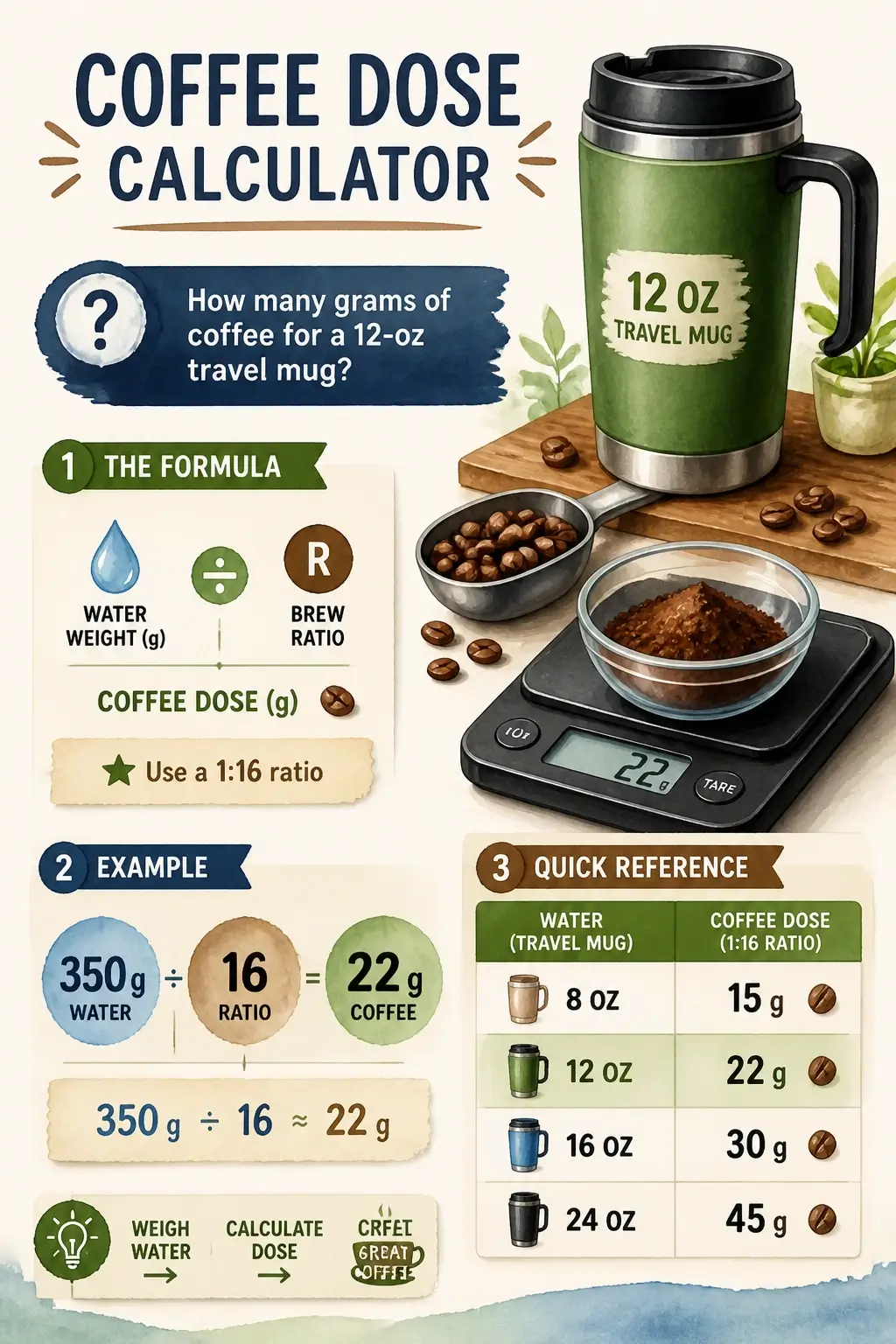 Coffee Dose Infographic
