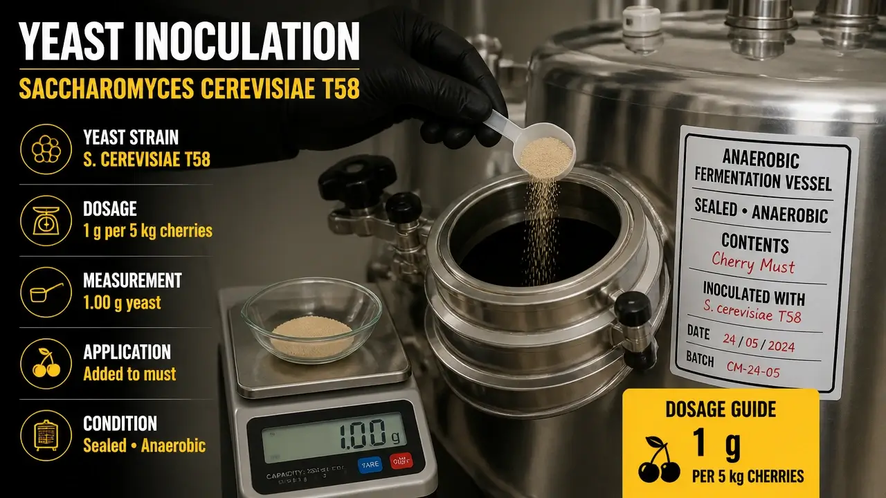 geisha coffee yeast inoculation t58