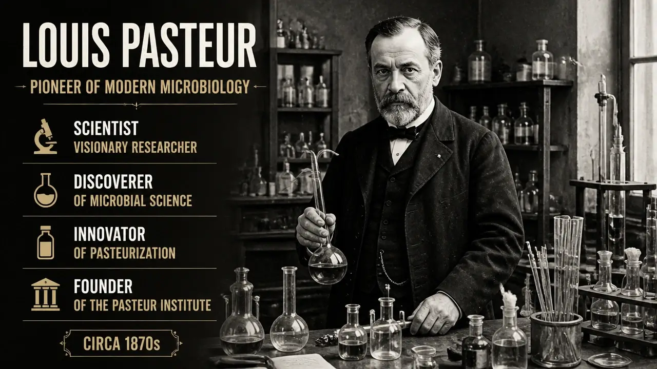 The History of Carbonic Maceration Coffee: From Pasteur's Laboratory to the Specialty Coffee Revolution 5 Archival photograph of Louis Pasteur in 1870s laboratory researching CO2 effect