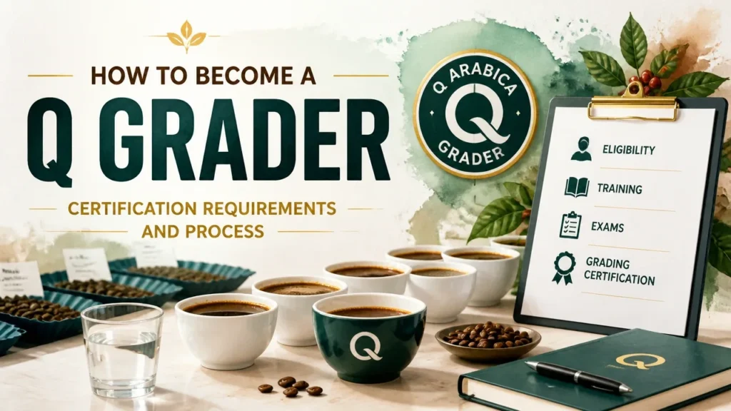 Q Grader Certification Requirements: The Complete Step-by-Step Path to Becoming a Licensed Coffee Quality Evaluator 6 Step-by-step guide to become a Q Grader, highlighting certification requirements and the coffee cupping exam process.