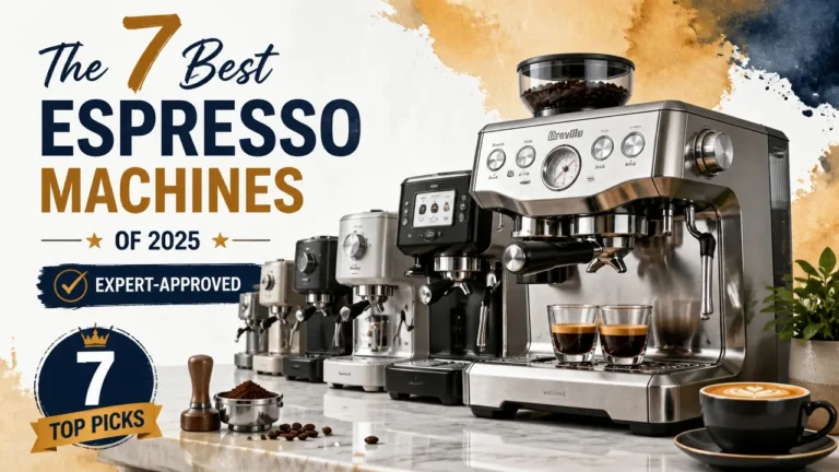 The 7 Best Espresso Machines of 2025 for Barista-Quality Creations (Expert-Approved) with sleek espresso equipment