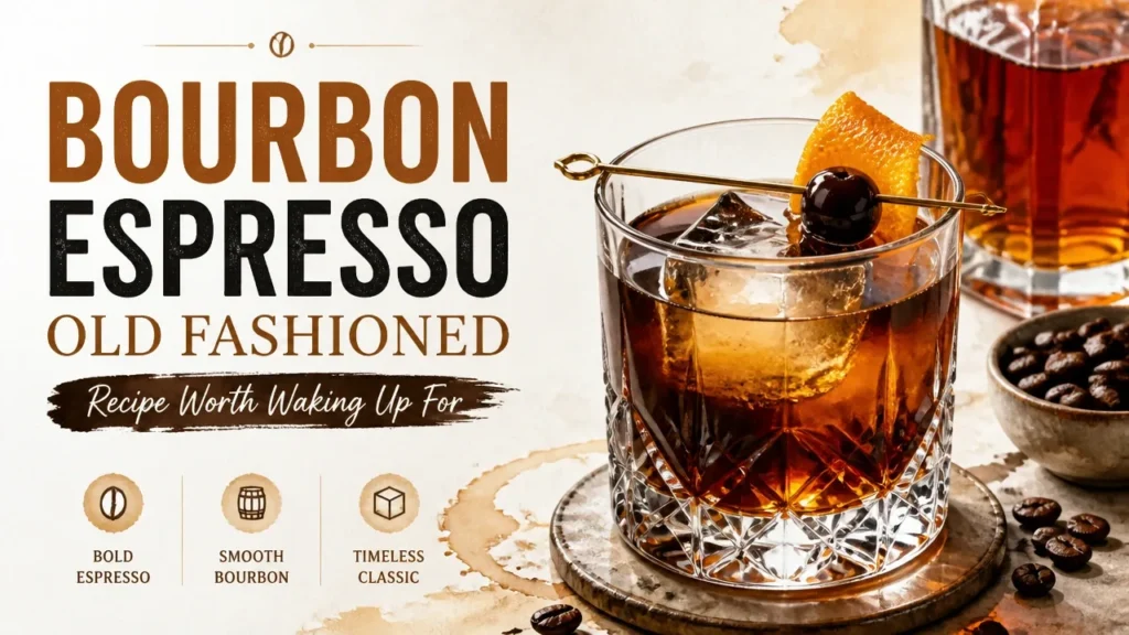 Featured image for Bourbon Espresso Old Fashioned Recipe Worth Waking Up For