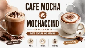 Featured image for Cafe Mocha vs Mochaccino: Key Differences in Taste, Texture, and Brewing