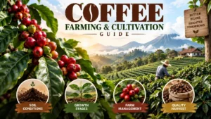 Featured image for Coffee Farming & Cultivation Guide: Soil Conditions, Growth Stages & Farm Management