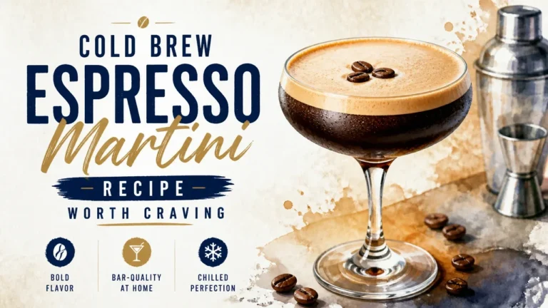 Featured image for Cold Brew Espresso Martini Recipe Worth Craving