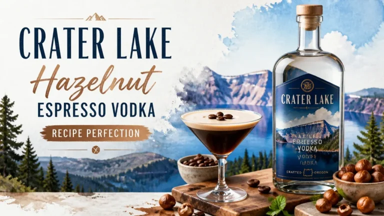 Ly cocktail crater lake hazelnut espresso vodka trang tri hat ca phe sang trong