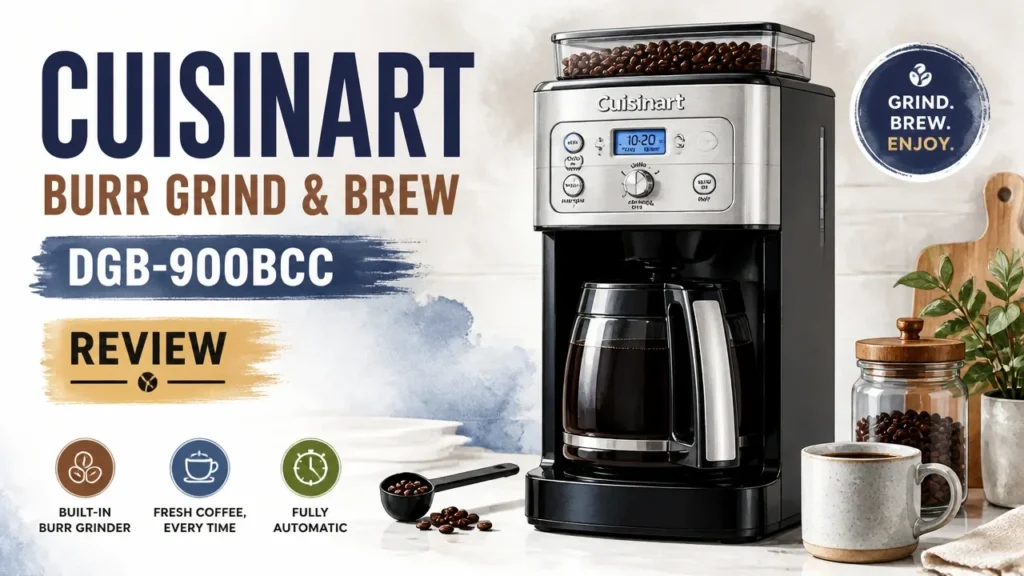 Featured image for Cuisinart Burr Grind & Brew DGB-900BCC Review