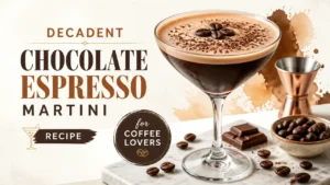 Công Thức Pha Chocolate Espresso Martini Sang Chảnh Dành Cho Tín Đồ Cà Phê