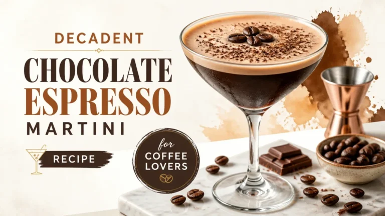 Featured image for Decadent Chocolate Espresso Martini Recipe for Coffee Lovers