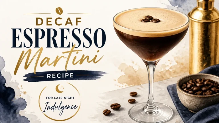 Featured image for Decaf Espresso Martini Recipe for Late-Night Indulgence